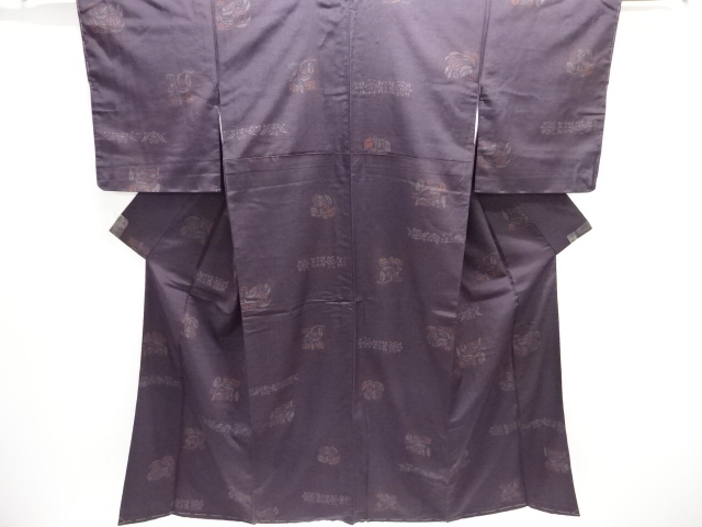 Japanese Kimono / Tsumugi Omeshi Silk